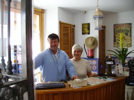 French Jean-Pierre & his Spanish wife Maria Carmen