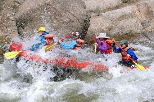 River rafting on the Arkansas River