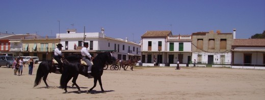 El Rocio before the pilgrims arrive