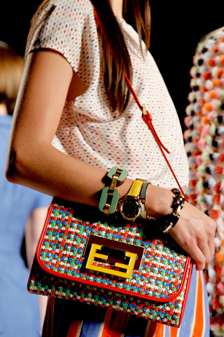 Is this a handbag or an all out assault on the eyes of anyone who dares gaze upon it? You decide. 