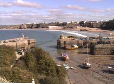 Newquay Webcams and Surf Webcams in Newquay.  Harbour Hotel Webcam, Newquay.