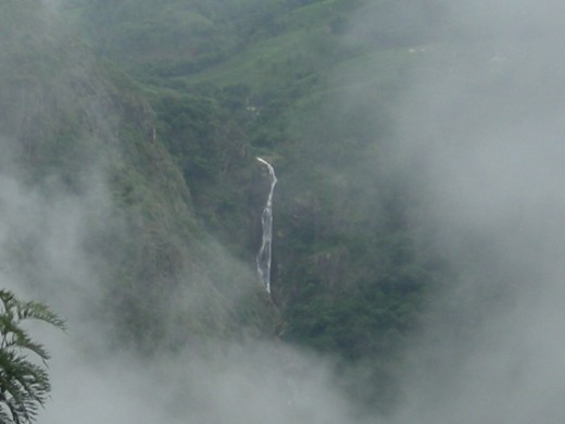 Katherine Falls as seen from Lamb's Rock viewpoint,Coonoor