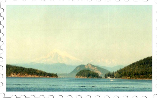 The San Juan Islands in the Distance