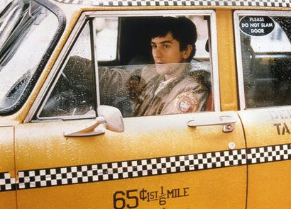 Robert DeNiro as Travis Bickle in Taxi Driver