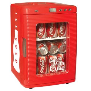 Koolatron KWC-25 Coca-Cola 28-Can-Capacity Portable Fridge with LED Display