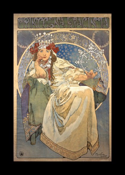 "Princess Hyacinth" by Alfons Mucha.  