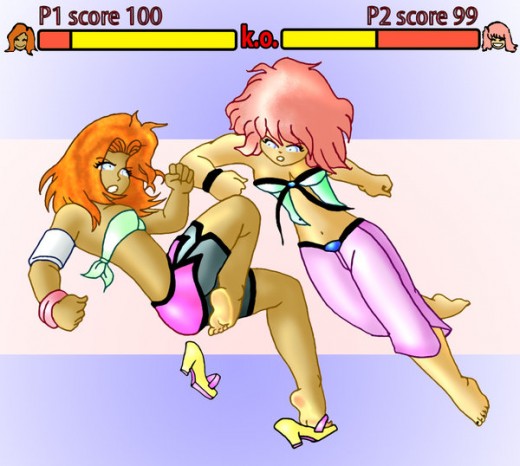 I was inspired to do this drawing playing street fighter 2.  I know it might be an old game now, but I still play it sometimes.  Oh, yes! I play lots of video games in my spare time.