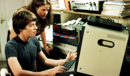 Matthew Broderick and Ally Sheedy in WarGames