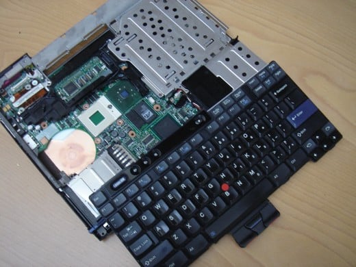 Old motherboard and keyboard to recycle