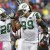 New York Jets' Jason Taylor celebrates his fumble recovery with Kyle Wilson (20) during the second half of the NFL football game against the Buffalo Bills in Orchard Park, N.Y., Sunday, Oct. 3, 2010. The Jets won 38-14. (AP Photo/David Duprey)