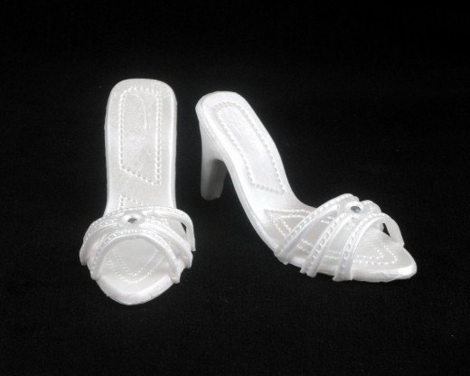 Gum Paste Shoe Cake Toppers
