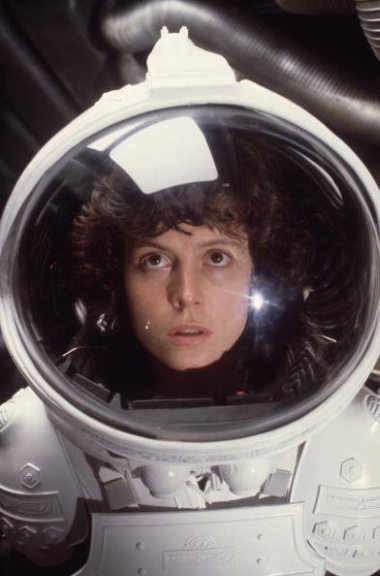 Fear is always present in the suspense movie, Alien. 