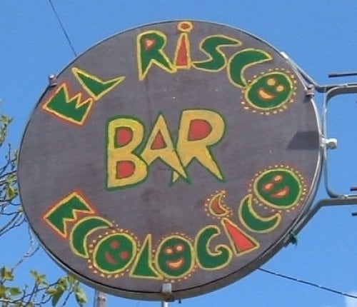 El Risco bar sign