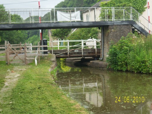 Fools Nook  At Oak Grove swing bridge 49 on the Macclesfield Canal. Plenty of casual moorings south of the bridge.