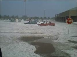 2009 - Hail storm in Klerksdorp © Martie Coetser