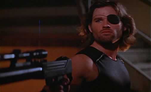 Kurt Russell is Snake Plissken in Escape from New York