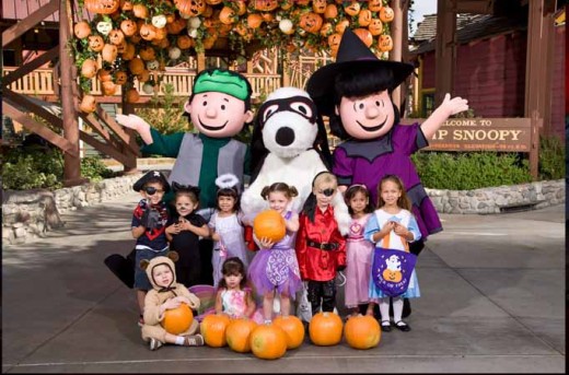 Come enjoy the Halloween Party at Camp Snoopy at Knott's Berry Farm.
