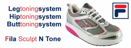 Sculpt a better body with Fila Sculpt n Tone Shoes