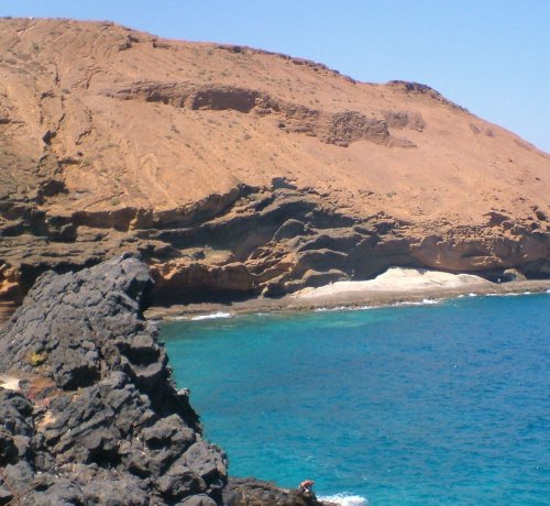 Amarilla Bay and Yellow Mountain where it happened