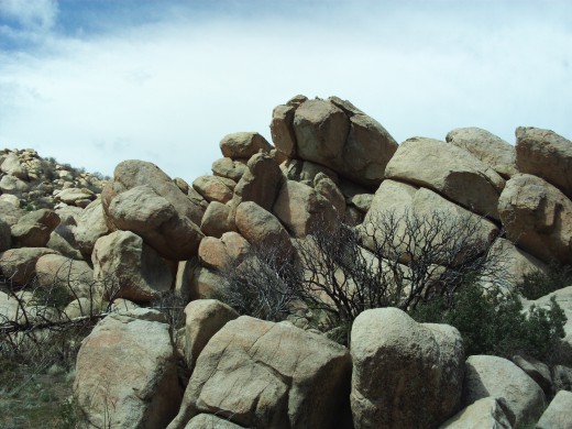 An amazing formation of boulders out at The Pinnacles.