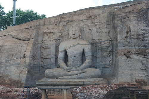 Statue of Lord Buddha in Gal Viharaya, Polonnaruwa