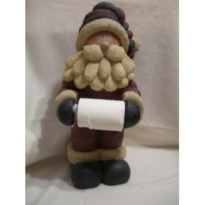 Santa Toilet Paper Holder
