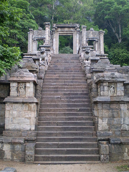 Yapahuwa stone stairway, some of the best stone carving in Sri Lanka