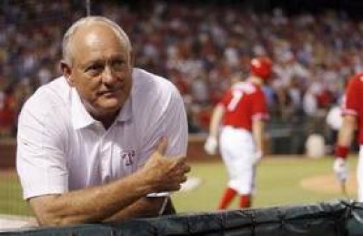 Texas Rangers Team President, and Legendary Hall Of Fame Pitcher, Lynn Nolan Ryan.