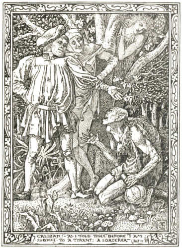 Illustration from The Tempest, by William Shakespeare