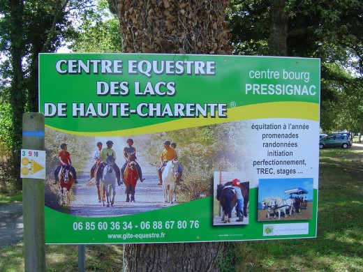 The stories were told by the owner of the equestrian centre at Pressignac