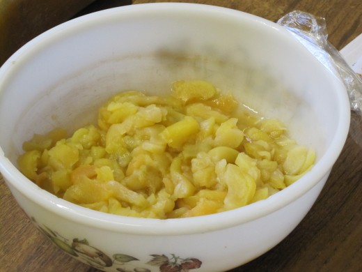 stewed apples