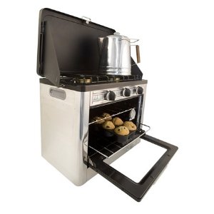 Camp  Chef Camping Outdoor Oven with 2 Burner Camping Stove 