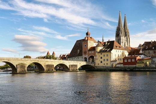Regensburg, Germany. Photo courtesy of Wikipedia. 