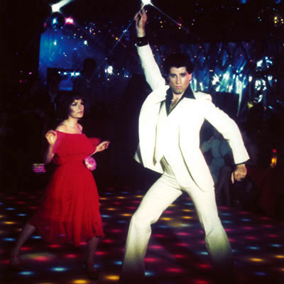 Grace Davies and John Travolta in Saturday Night Fever