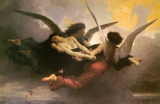 A Soul Brought to Heaven  William-Adolph Bouguereau