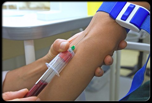 Another blood test for RA called the sedimentation rate (sed rate), is a measure of how fast red blood cells fall to the bottom of a test tube