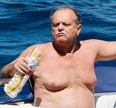 Jack Nicholson has put on some unflattering weight.