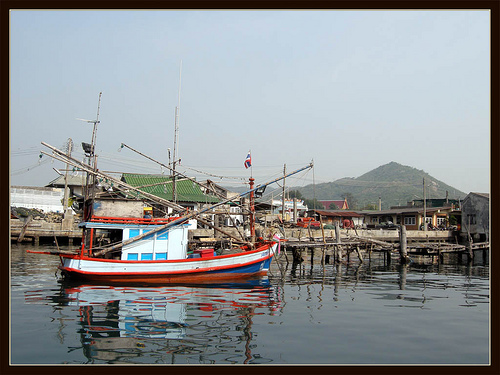 Fishing Boat in Pattaya Port