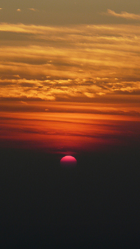 Beautiful Sunrise atop Nandi Hills. Amateur photographers make a beeline early to catch the sunrise.