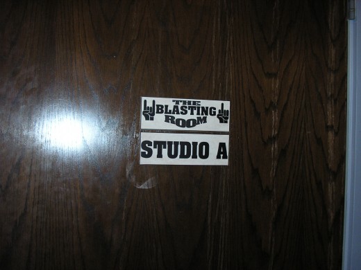 The door to the famous recording studio
