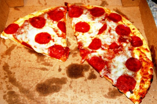 Ever ate pizza so greasy that you regretted it?  Tonight was one of those nights.