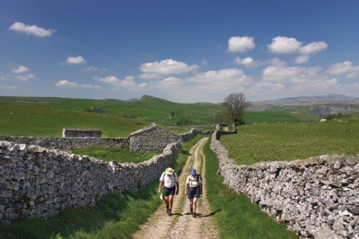 Walking in the Dales in England