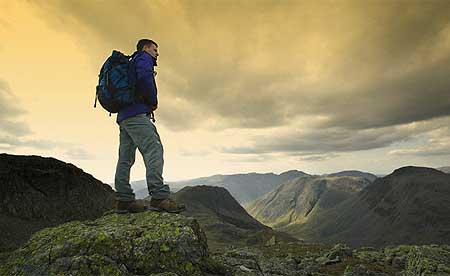 Walking in the Hills, U.K.