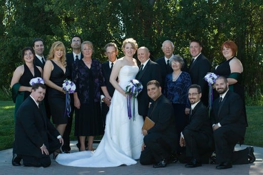 Formal Wedding Party Photo