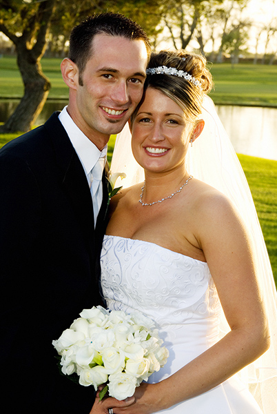 Formal Bride and Groom Portrait