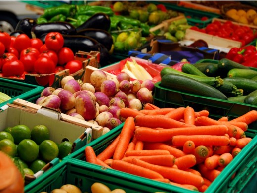 Eat fresh fruits and vegetables!