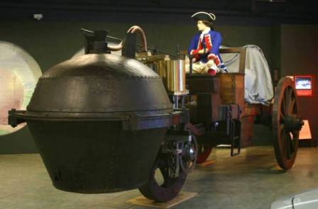 Replica Of 1769 Steam Powered Vehicle