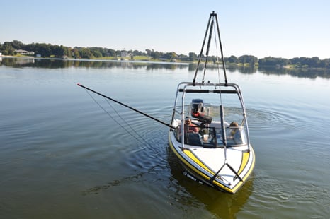 Universal Wakeboard Tower Can Pull Tubes or Anything Else Your Boat Can Pull out of the water!