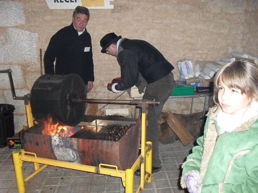 Rosting chestnuts
