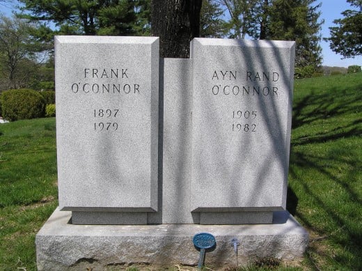 Their gravestones are side by side. They lived and died together. But nobody ever called her Mrs. O'Connor. They called him Mr. Ayn Rand.
